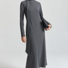 Платье из струящегося трикотажа - Одежда, обувь