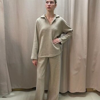 Брюки трикотажные на резинке - Одежда, обувь